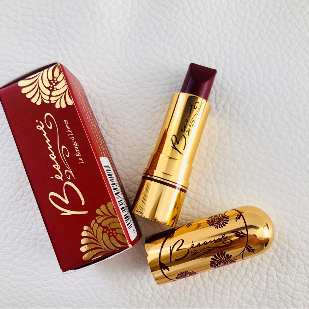New Besame Cosmetics Cherry Red 1935 Lipstick